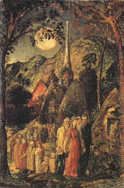 Samuel Palmer Coming from Evening Church oil painting picture